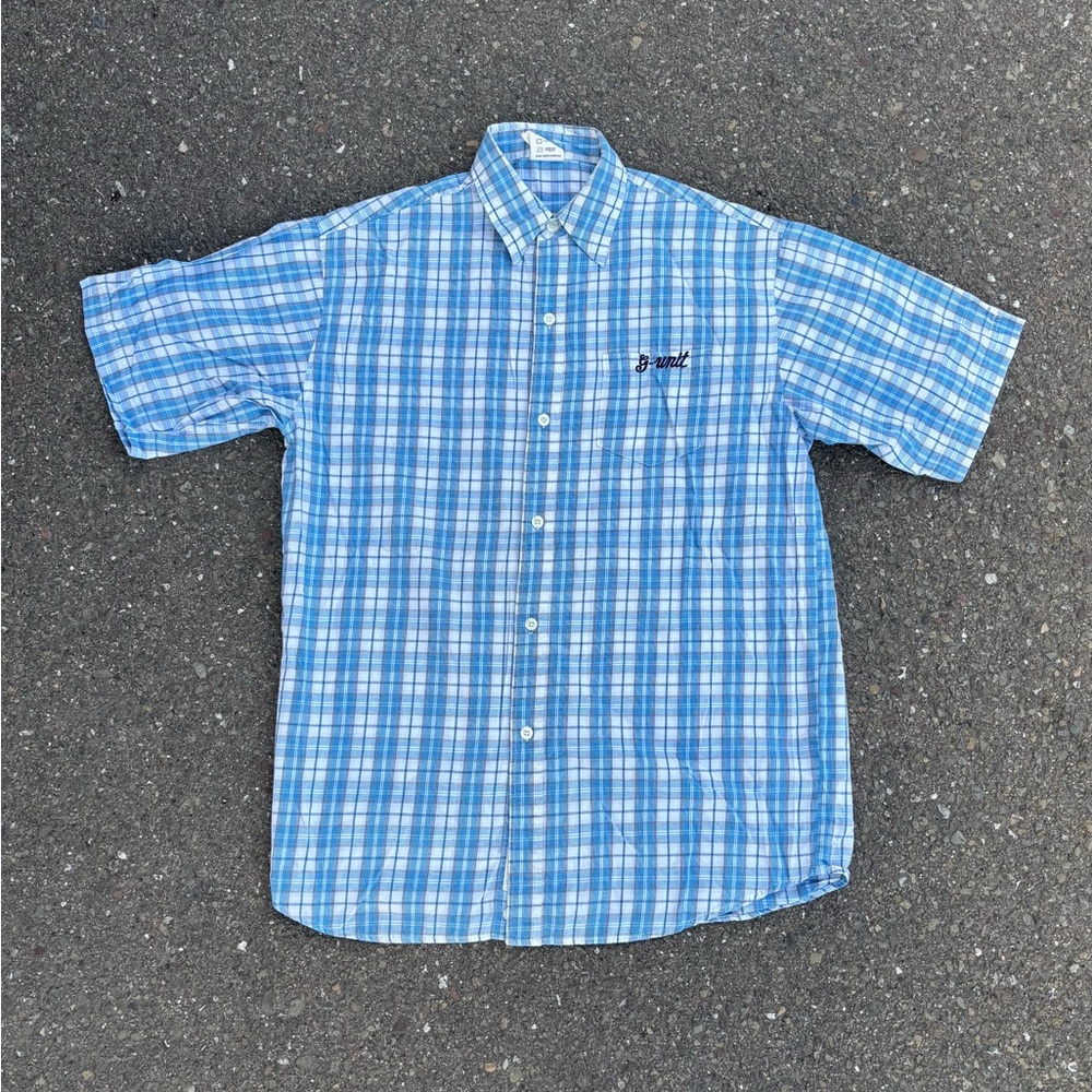 Y2K G-Unit Heavyweight Button Up Collared Shirt Polo